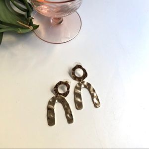 Abstract Dangly Earrings
